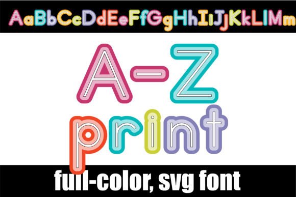 A-z Print: A Vibrant Font for Editorial Design