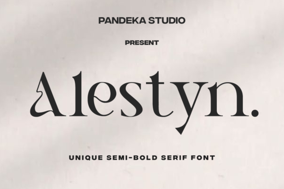 Alestyn: A Sophisticated Serif for Elegant Branding