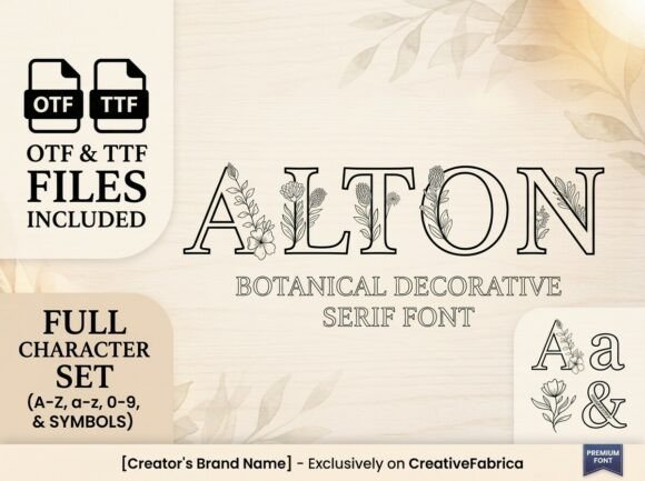 Alton: A Decorative Serif Font for Modern Elegance