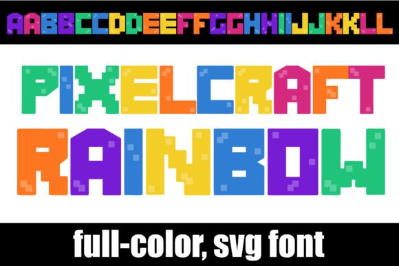 Boost Your Campaigns with Pixelcraft Rainbow Font