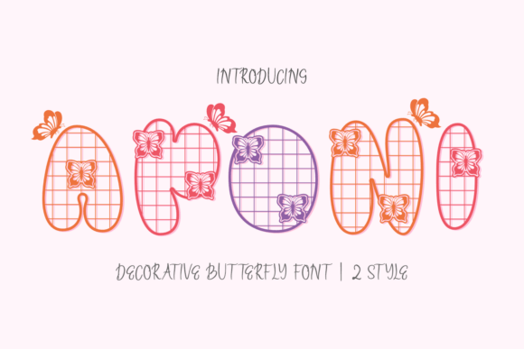 Discover the Charm of Aponi: A Whimsical Decorative Font