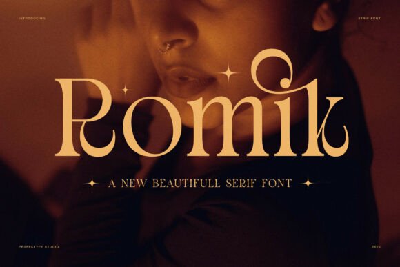 Discover the Elegance of Romik: A Perfect Serif Font for Crafters