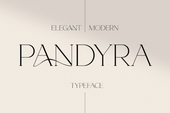 Elevate Your Brand with Pandyra: A Modern Serif Typeface