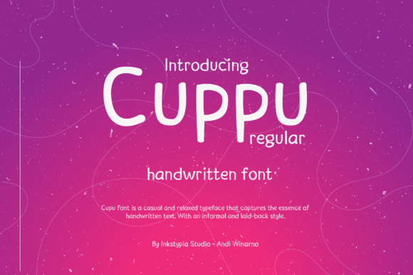 Enhance Your Brand with Cuppu: A Casual and Relaxed Handwritten Font