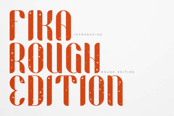 Enhance Your Brand with Fika Rough: A Bold Vintage Font