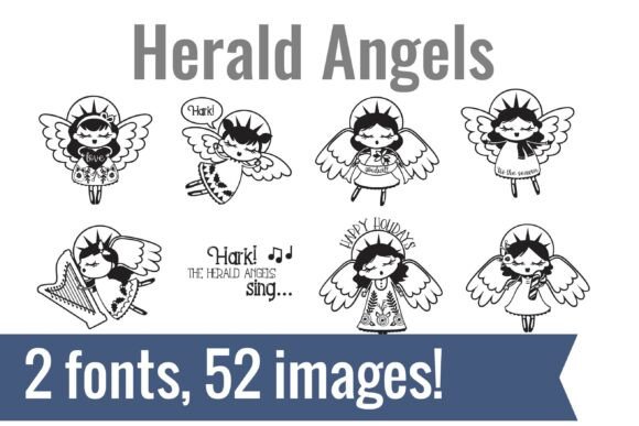 Enhance Your Brand with Herald Angels Dingbats