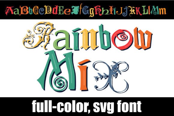 Enhance Your Brand with Rainbow Mix Font
