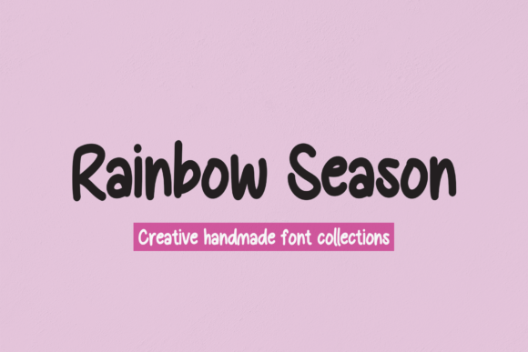 Enhance Your Brand with Rainbow Season Font