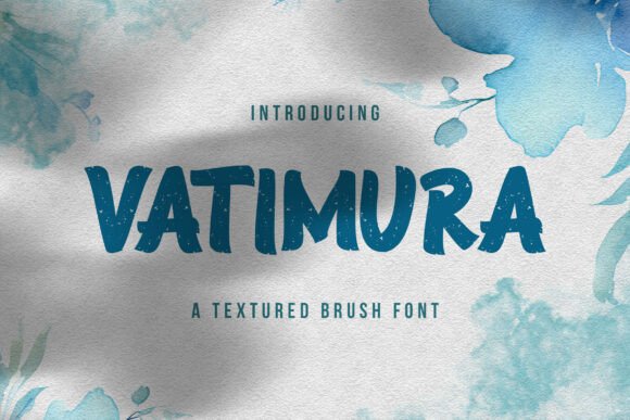 Enhance Your Brand with Vatimura: A Textured Brush Font