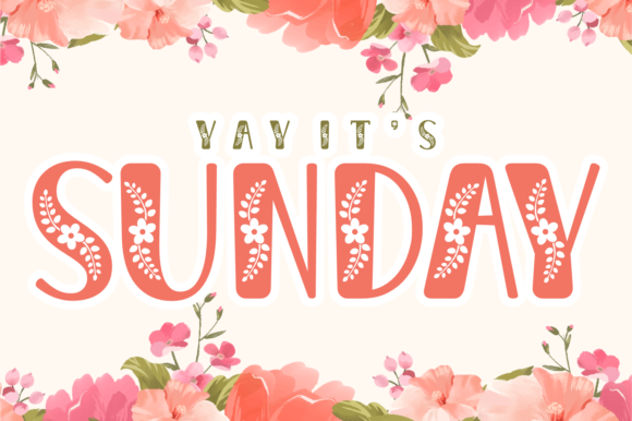 Enhance Your Brand with Yay It s Sunday Font