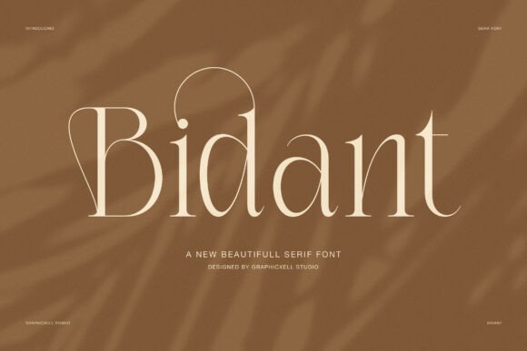 Enhance Your Campaigns with Bidant: A Refined Serif Font