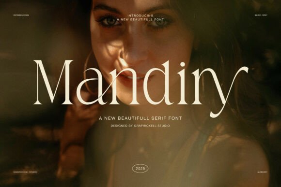 Enhance Your Campaigns with Mandiry, the Elegant Serif Font
