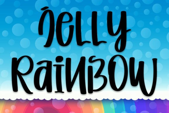 Enhance Your Web Design with Jelly Rainbow Font