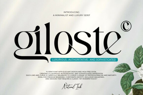 Enhancing Web Design with Giloste: A Versatile Serif Font