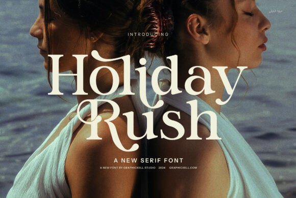 Holiday Rush: A Refined Serif Font for Festive and Elegant Designs