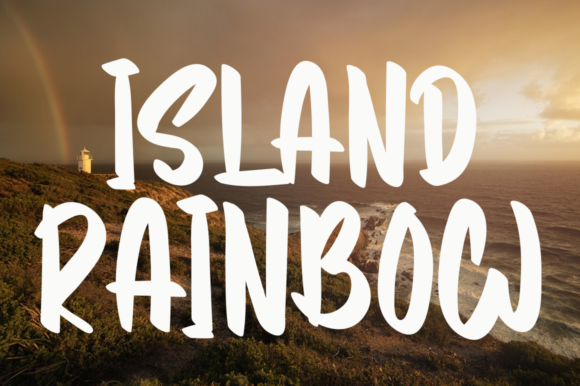 Island Rainbow: A Bold and Casual Handwritten Font