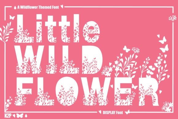 Little Wildflower: A Nature-Inspired Decorative Font for Web Design