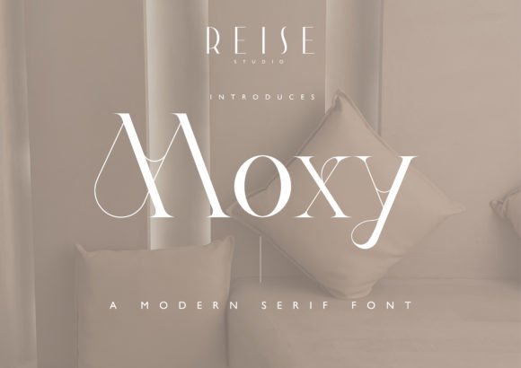 Moxy: A Stylish Serif Font for Creative Branding