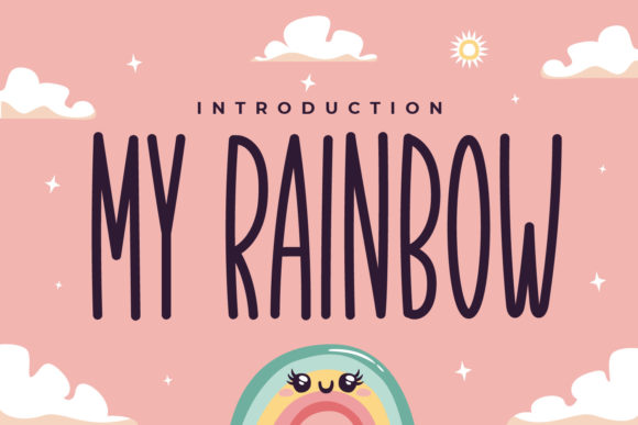 My Rainbow: A Charming Script Handwritten Font for Makers