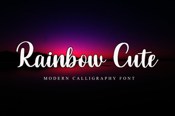 Rainbow Cute: A Sweet and Versatile Script Handwritten Font