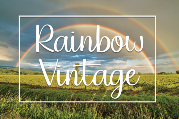 Rainbow Vintage: A Timeless Handwritten Font for Creative Marketers