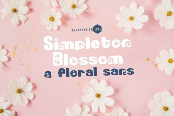 Simpletoon Blossom: A Charming Floral Sans for Editorial Design