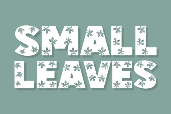 Small Leaves: A Nature-Inspired Decorative Font