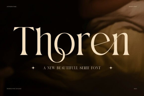 Thoren: The Elegant Serif Font for Crafters and Creators